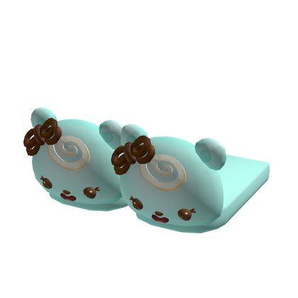 ♡ cute mint choco num noms slippers 3.0 thumbnail