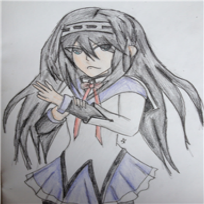 Homura (Art Trade with TaintedSyringe) Roblox decal