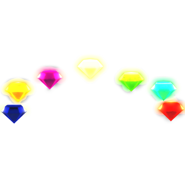(EMISSIVE) Chaos Emeralds Sonic Glowing Aura