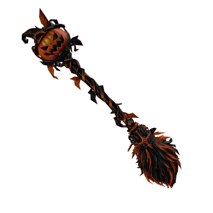 Pumpkin Witch Broom