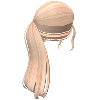 Aesthetic Fluffy Ponytail In Blonde Roblox item