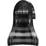 Grunge Black White Gothic Emo Cute Long Hair