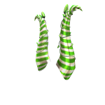 Green Candy Cane Horns of Pwnage