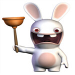 slide 999999999 miles to get eaten by rabbid