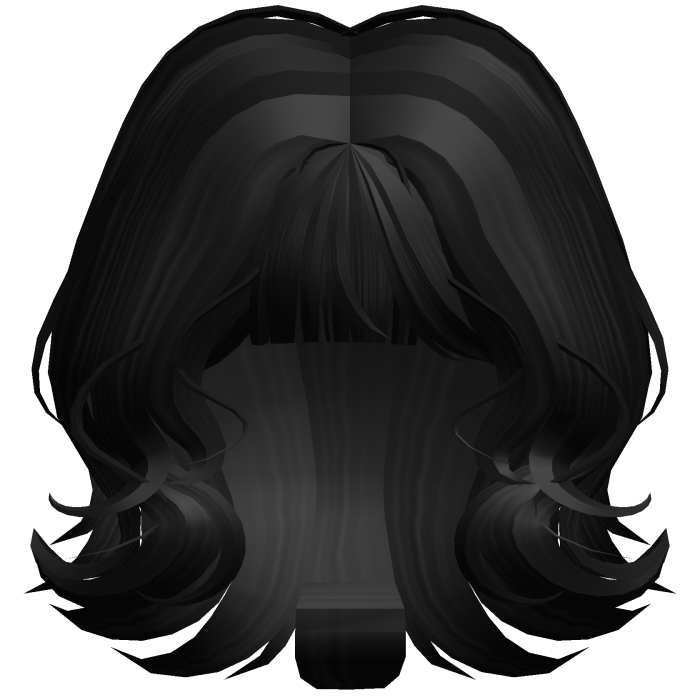 Short Wavy Layered Bob (Black)