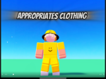Appropriates clothing