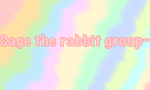 Sage the rabbit group~