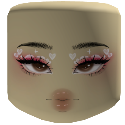 Roblox Item Blushy Heart Makeup