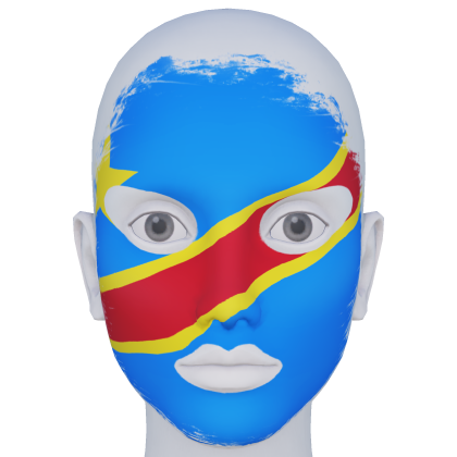 DR Congo Facepaint