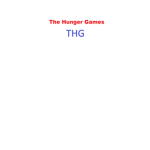 Hunger Games Group! :)