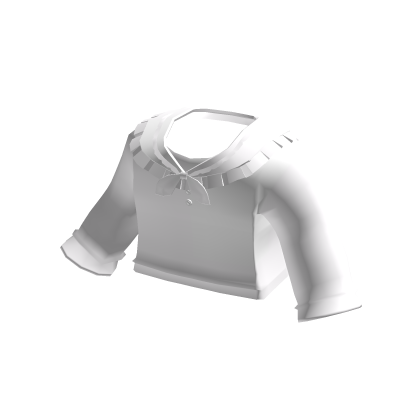 ♡ ꒰ ruffled collar white sweater ꒱ thumbnail