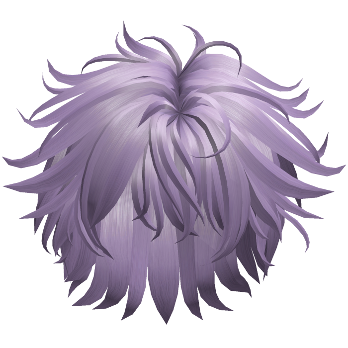 Short Spiky Shag Hair - Lavender