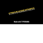 S4G - Strive 4 Greatness