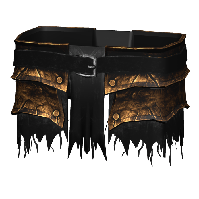 Bronze Medieval Knight Waist
