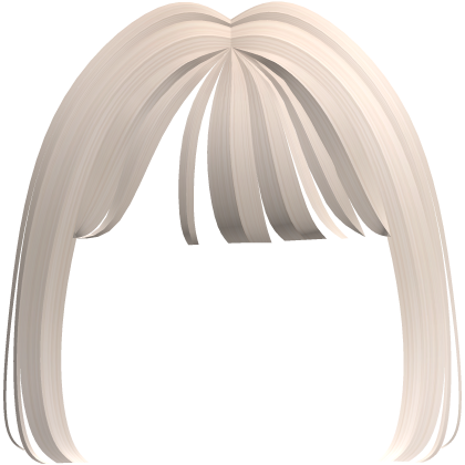 ♡ ꒰ messy beige blonde hime hair bangs ꒱ Roblox item
