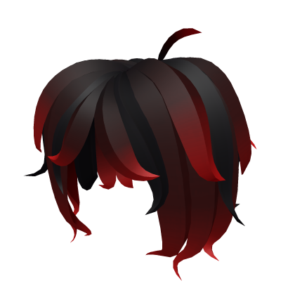 Red and Black Messy Hair thumbnail