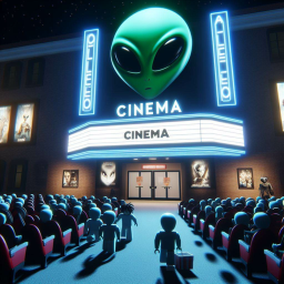 👽(NEW!) Escape the Alien Cinema Obby!👽