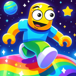 EASY Rainbow Obby FUN