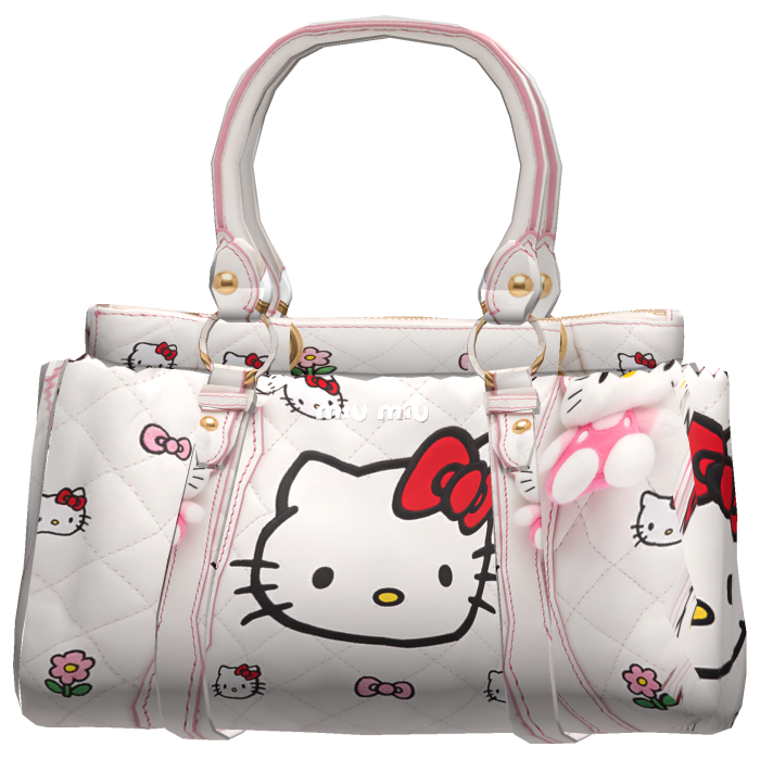 Cutesy Ello Kitty White Purse 3.0