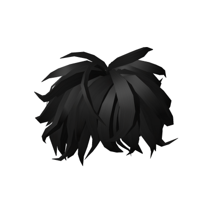 Black Messy Hairstyle Roblox item