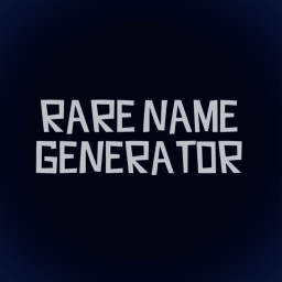 Rare Name Generator