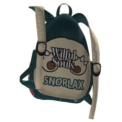off front snorlax backpack Roblox item