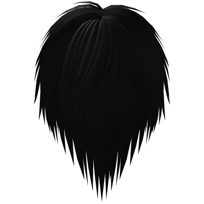 Vkei Messy Punk Boy Hair (Black) Roblox item