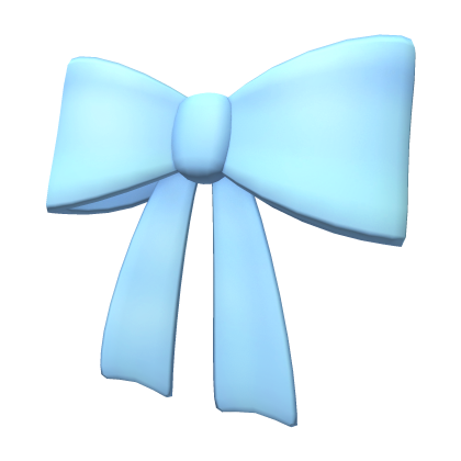 blue hair bow Roblox item