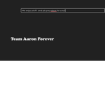Team Aaron Forever