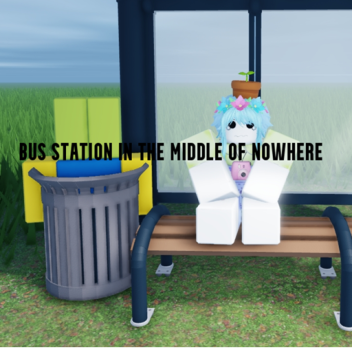 Bus station in the middle of nowhere