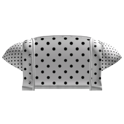 cutesy cropped mini hoodie in polkadot white Roblox item