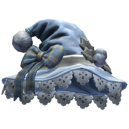 Light Blue Christmas Witch Hat