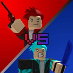(NEW UPDATE Bright Blue guns  VS Dark Red knifes
