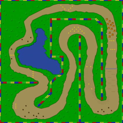 Super Mario Kart - Donut Plains 2 Roblox decal