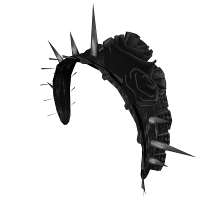 gothic spike headband w/ ruffles Roblox item