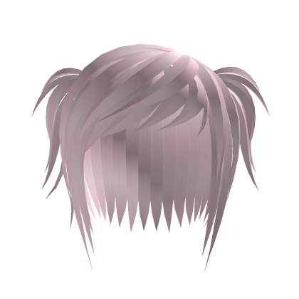 choppy emo pigtail bob pink Roblox item