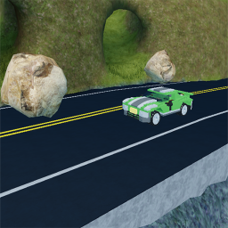 Rocks on road!