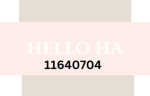 hello ha