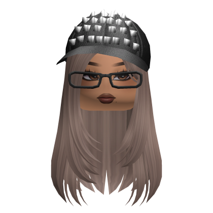Y2K Cool Girl Layered Hair w/ Studded Cap & Makeup
