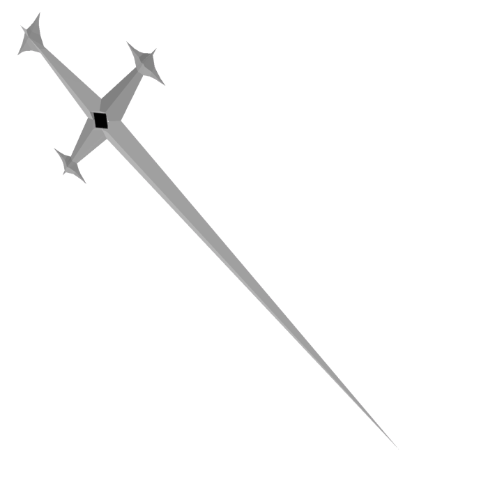 RO-01 Cyber Gothic Cross Pin "WHITE"
