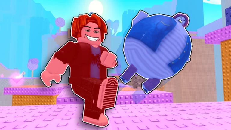 Kick The Fatty Friend [2 Player Obby]