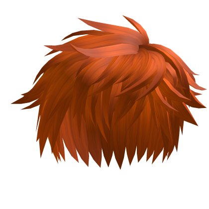 Orange Messy Hair Roblox item