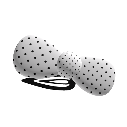Cutesy Polka Dot Bow Hairclip