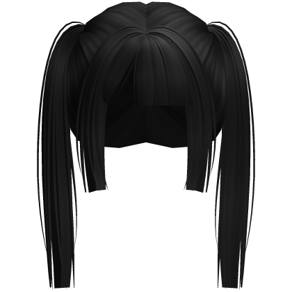 🤍 Jirai Kei Pigtails (Black)