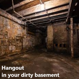 Basement hangout game