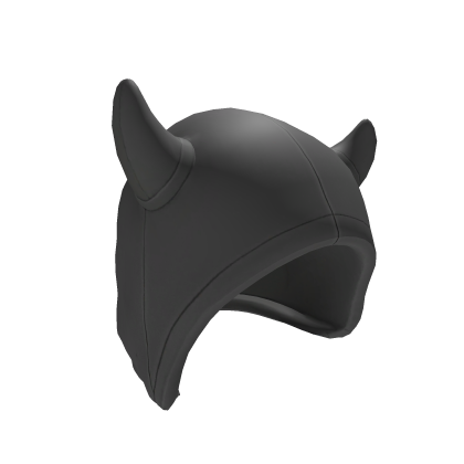 Grey Hood with Horns Roblox item