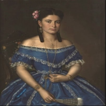 Young Lady in Blue (Painting) Roblox decal