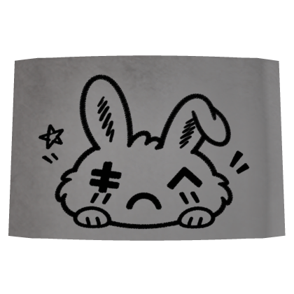 unlucky bunny drawing