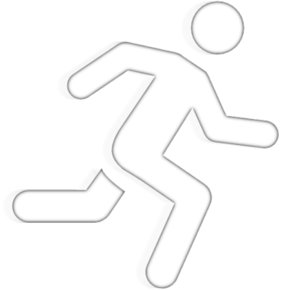 Run Icon [Recolorable] Roblox decal