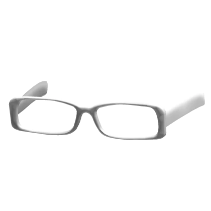 Y2K Nerd Glasses in White Roblox Item Rolimon s